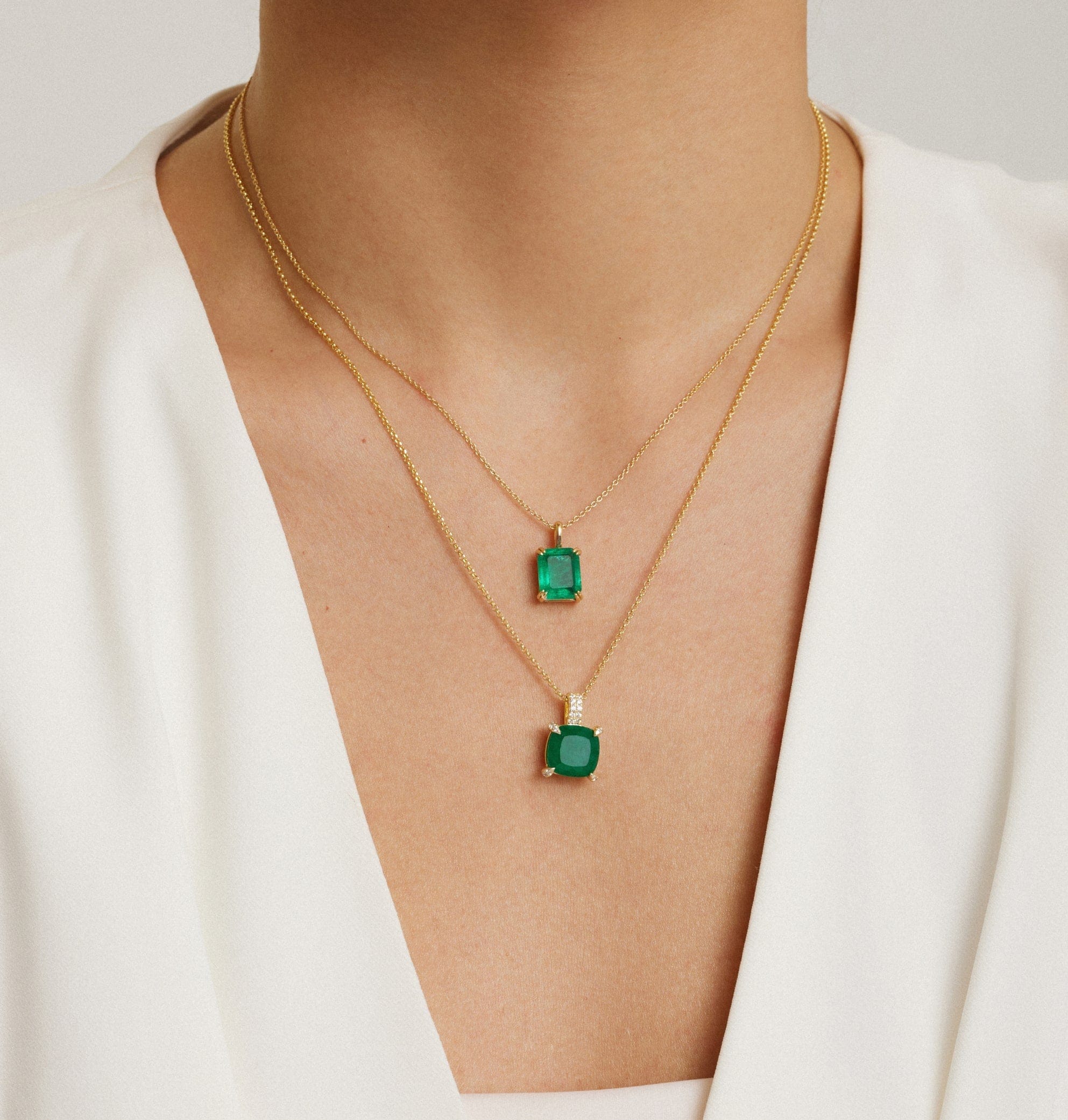 Fervor Montreal Envy- Cushion Cut Necklace