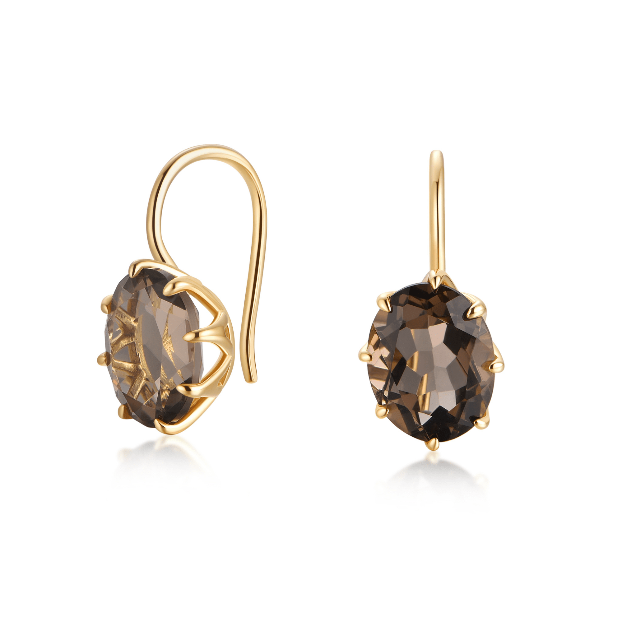 Fervor Montreal Desert Dreams Smoky Quartz- Mirror Mirror On The Wall Earrings