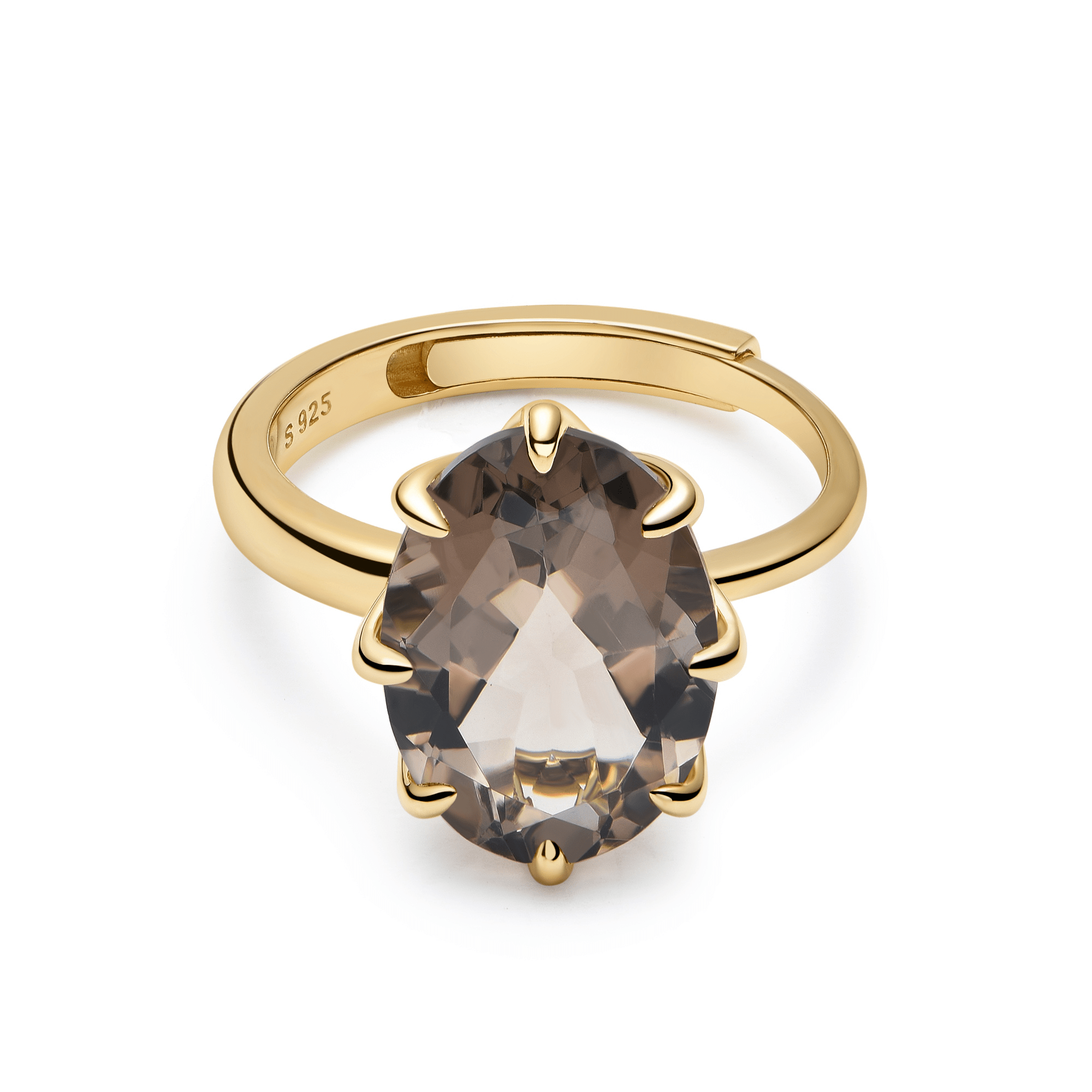 Fervor Montreal Desert Dreams Smoky Quartz- Mirror Mirror On the Wall Ring