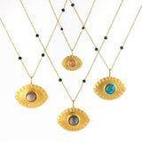 Fervor Montreal Divine Eye Sandstone Necklace (Small)