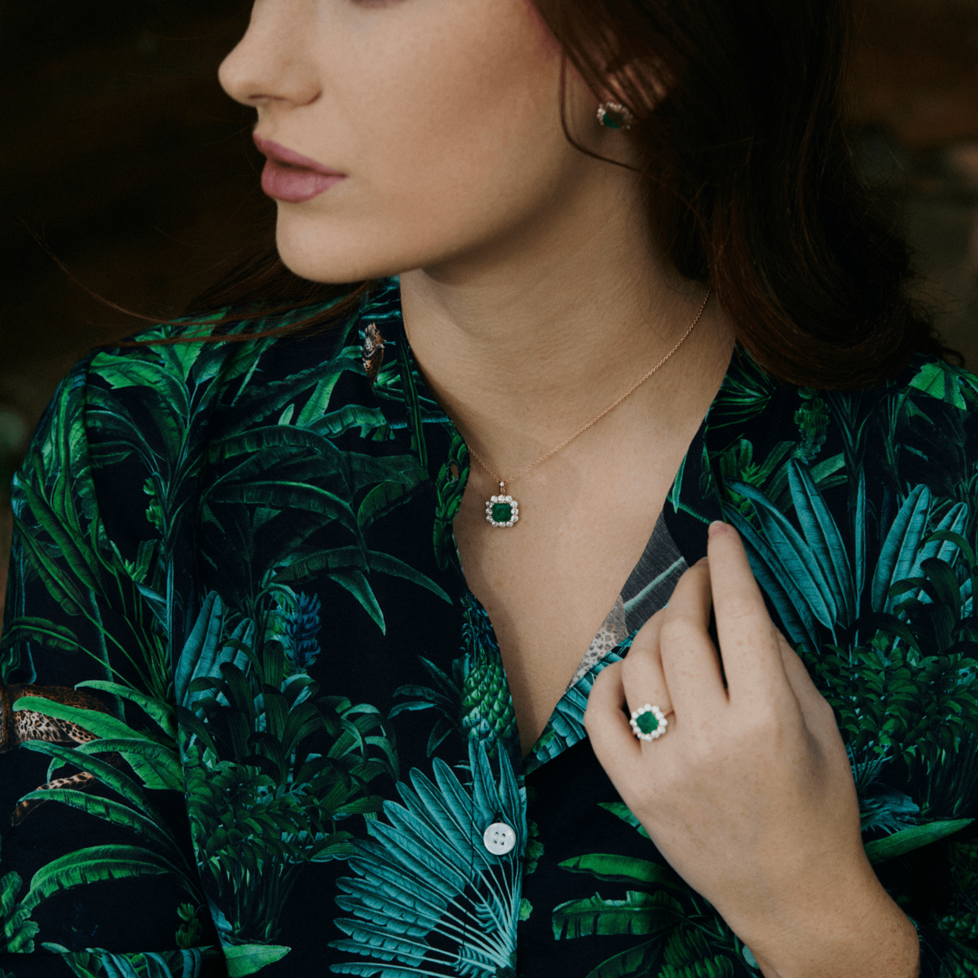 Fervor Montreal Envy- Emerald Princess Necklace