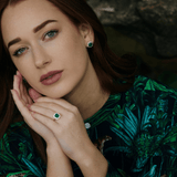 Fervor Montreal Envy- Emerald Princess Ring