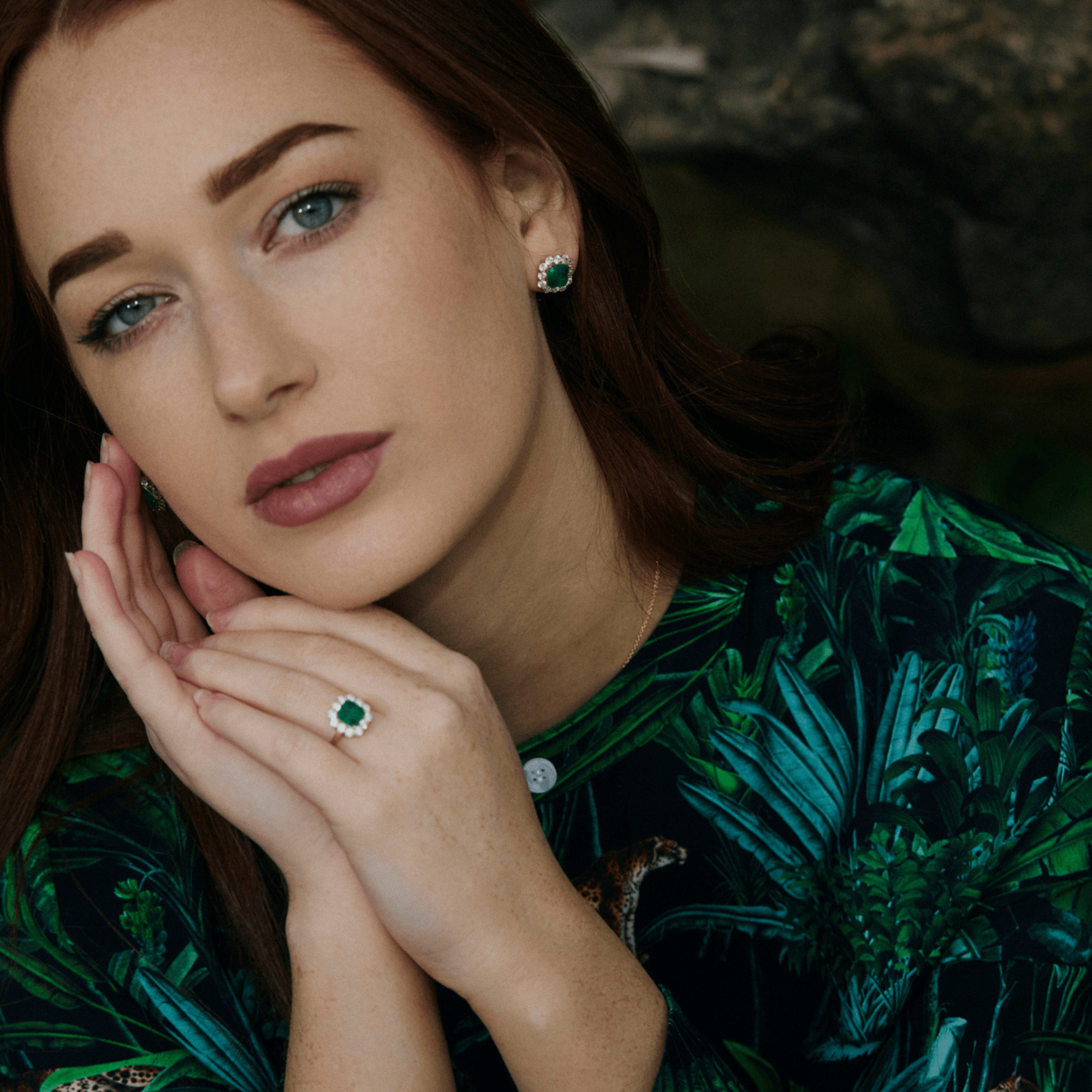 Fervor Montreal Envy- Emerald Princess Ring