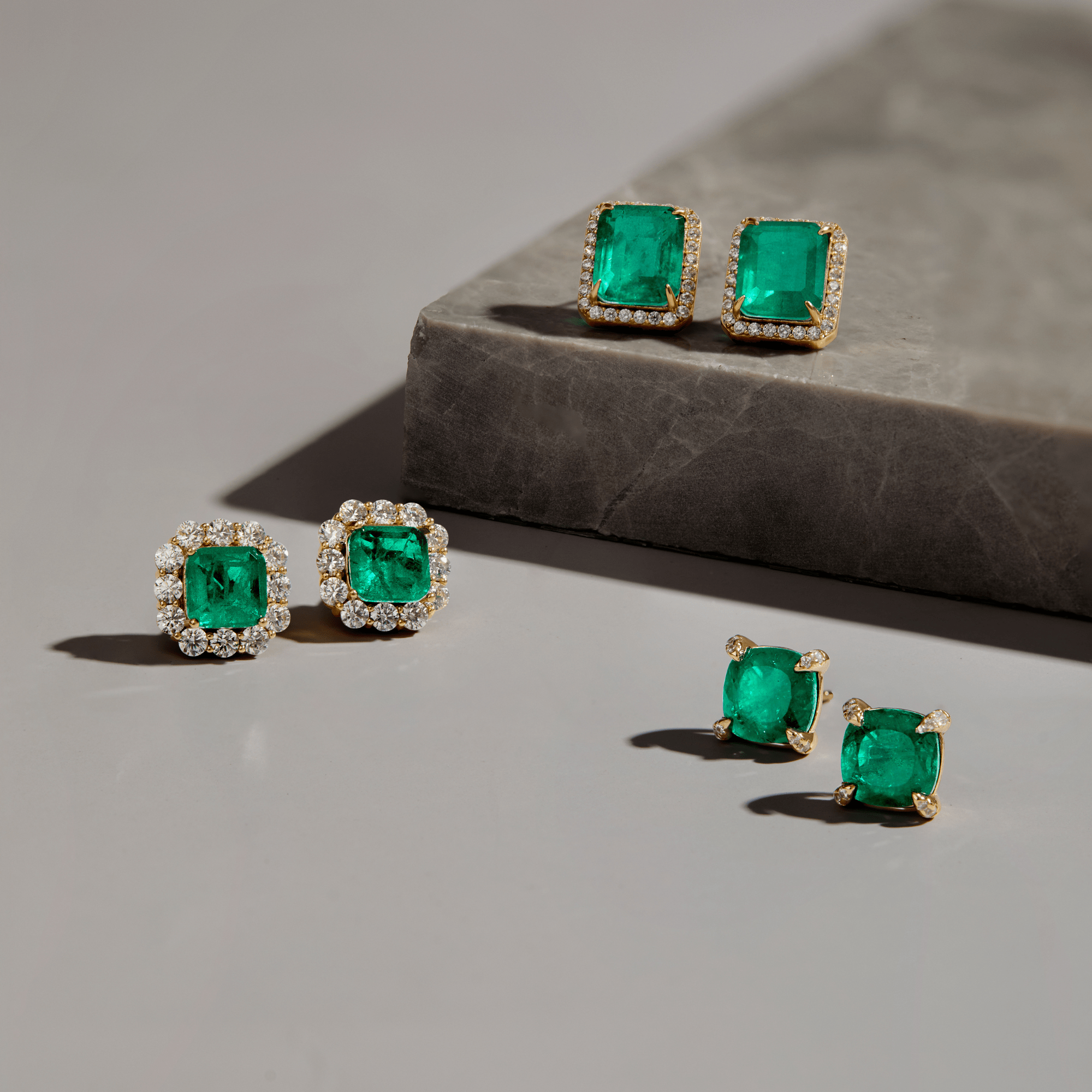 Fervor Montreal Envy- Queen Emerald Earrings
