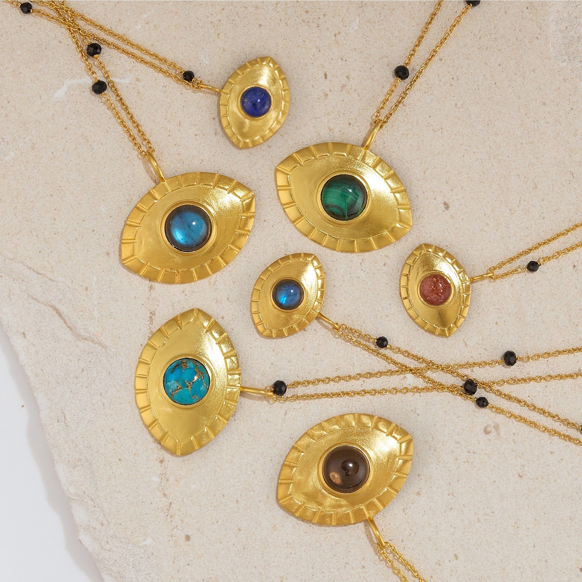 Fervor Montreal Necklace Divine Eye Lapis Lazuli Necklace (Small)