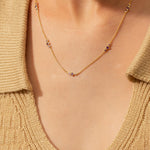 Fervor Montreal African Amethyst Bubbles Necklace