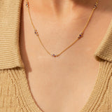 Fervor Montreal African Amethyst Bubbles Necklace