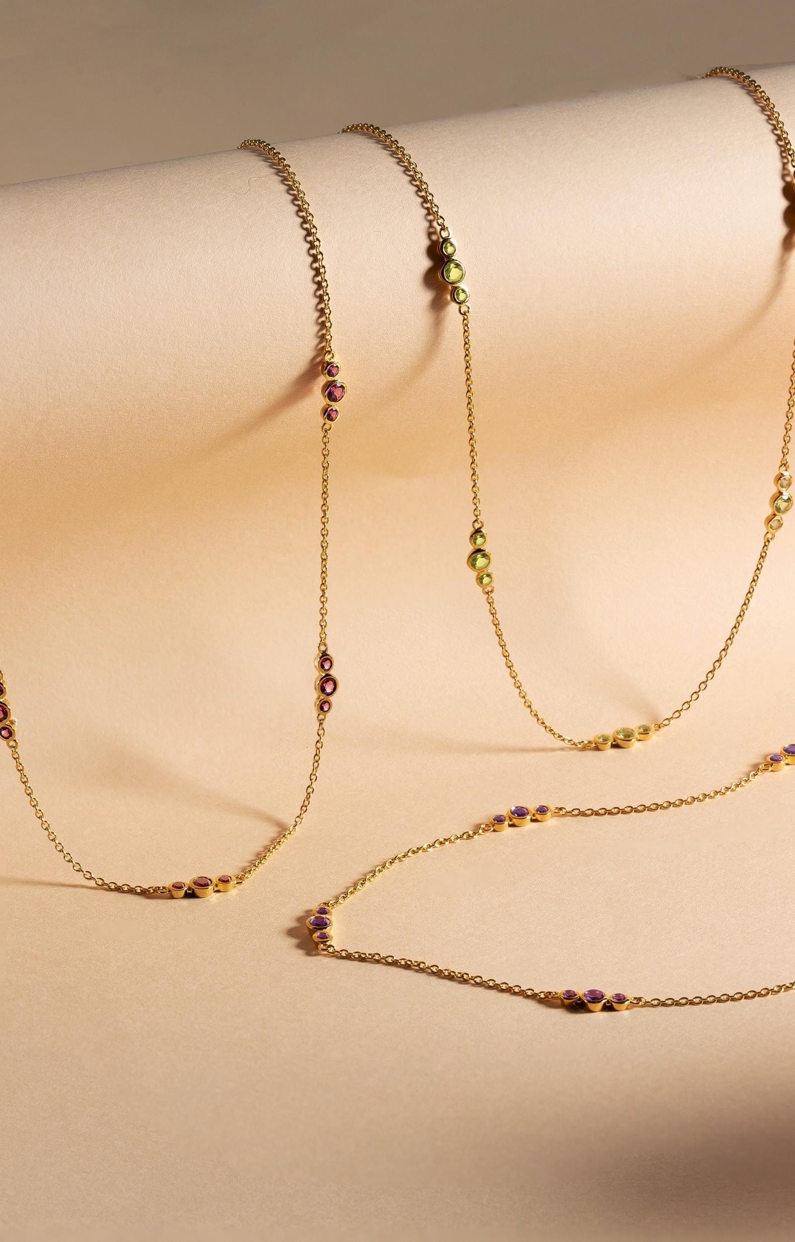 Fervor Montreal African Amethyst Bubbles Necklace