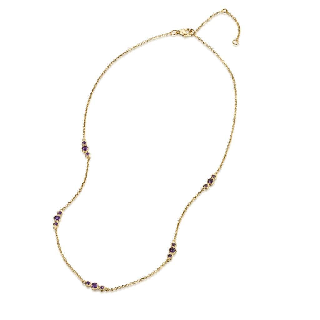 Fervor Montreal African Amethyst Bubbles Necklace