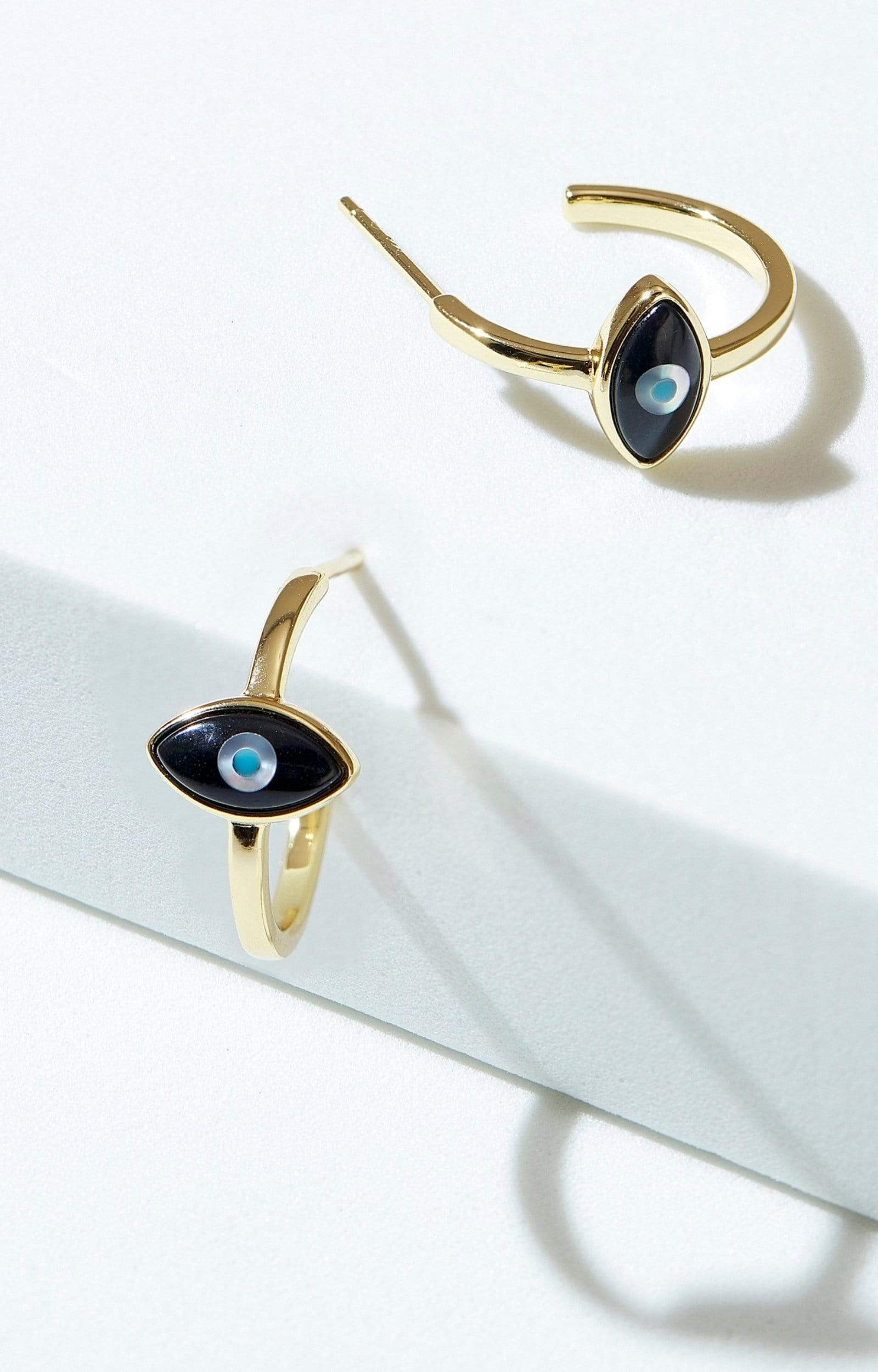 Fervor Montreal Earrings Divine Eye- Evil Eye Hoop Earrings