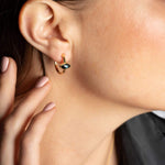 Fervor Montreal Earrings Divine Eye- Lucky Eye Hoop Earrings