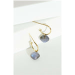 Fervor Montreal Earrings Labradorite Hanging Tile Earrings