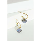 Fervor Montreal Earrings Labradorite Hanging Tile Earrings