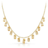 Fervor Montreal Necklace Baguette Charms Citrine Necklace