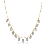 Fervor Montreal Necklace Baguette Charms Labradorite Necklace