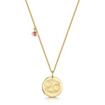 Fervor Montreal Necklace Cancer Double-Sided Zodiac & Constellation Necklace