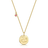 Fervor Montreal Necklace Cancer Double-Sided Zodiac & Constellation Necklace