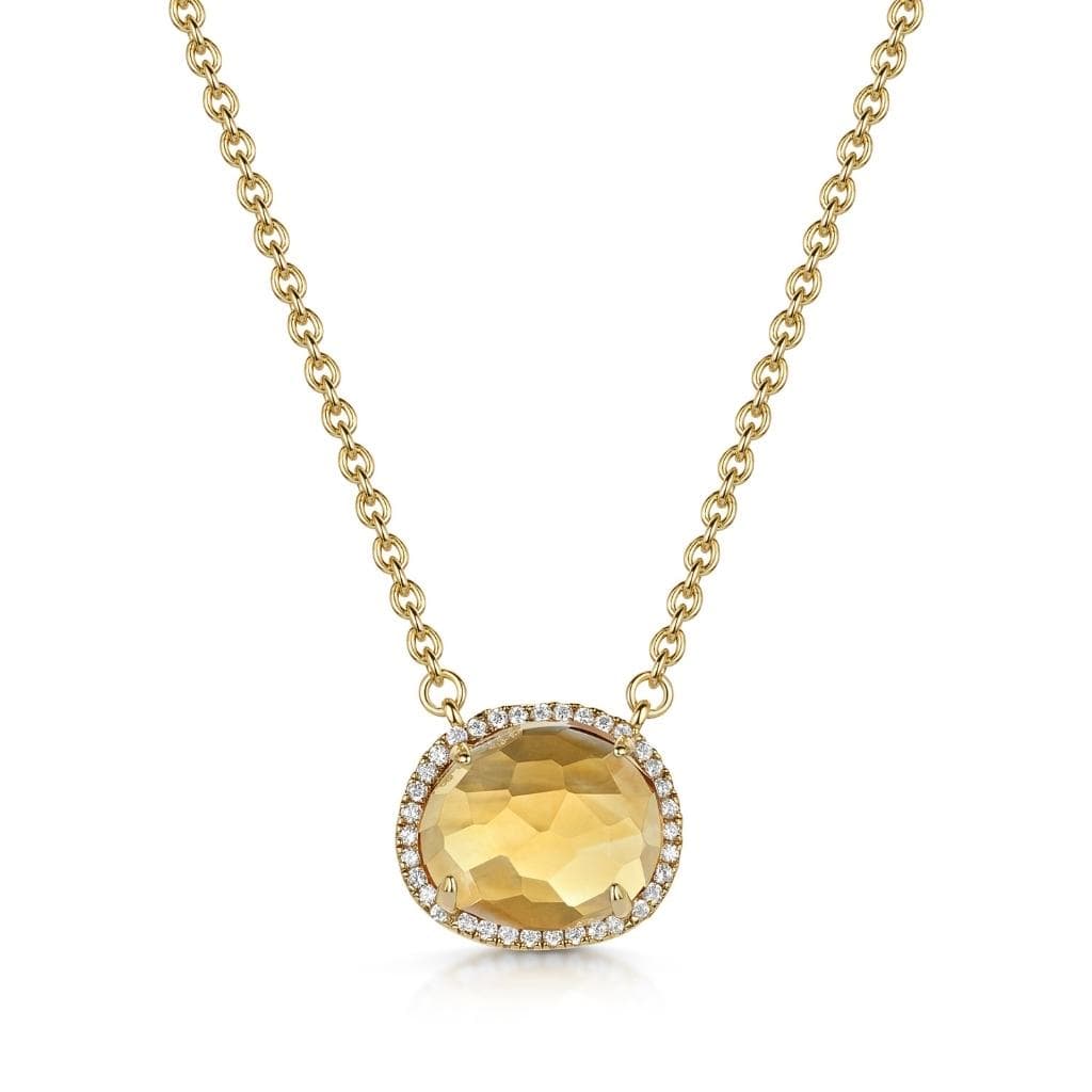 Fervor Montreal Necklace Citrine Island Necklace