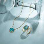 Fervor Montreal Necklace Copper Turquoise Island Necklace