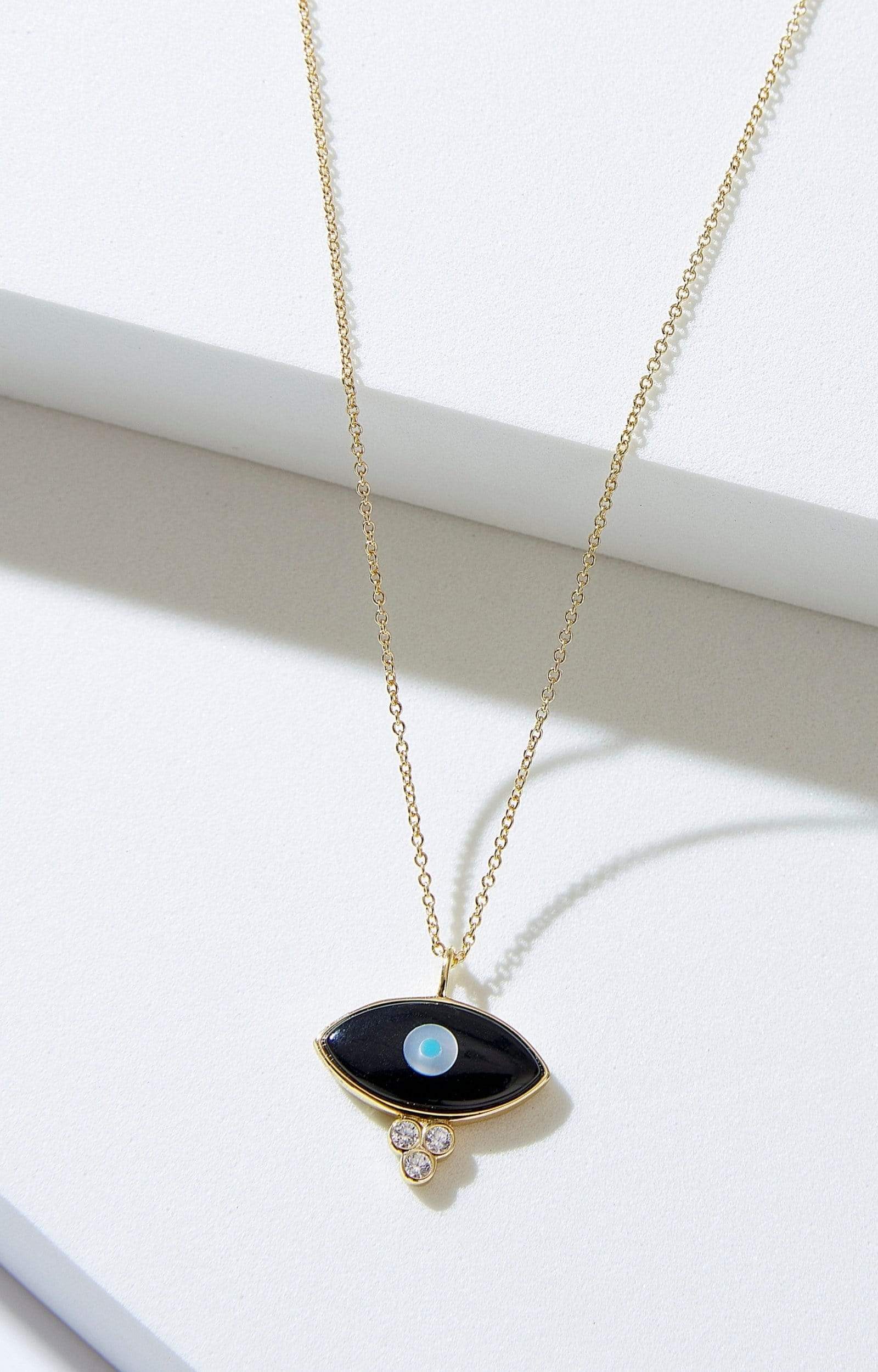 Fervor Montreal Necklace Divine Eye- Dew Drop Evil Eye Necklace