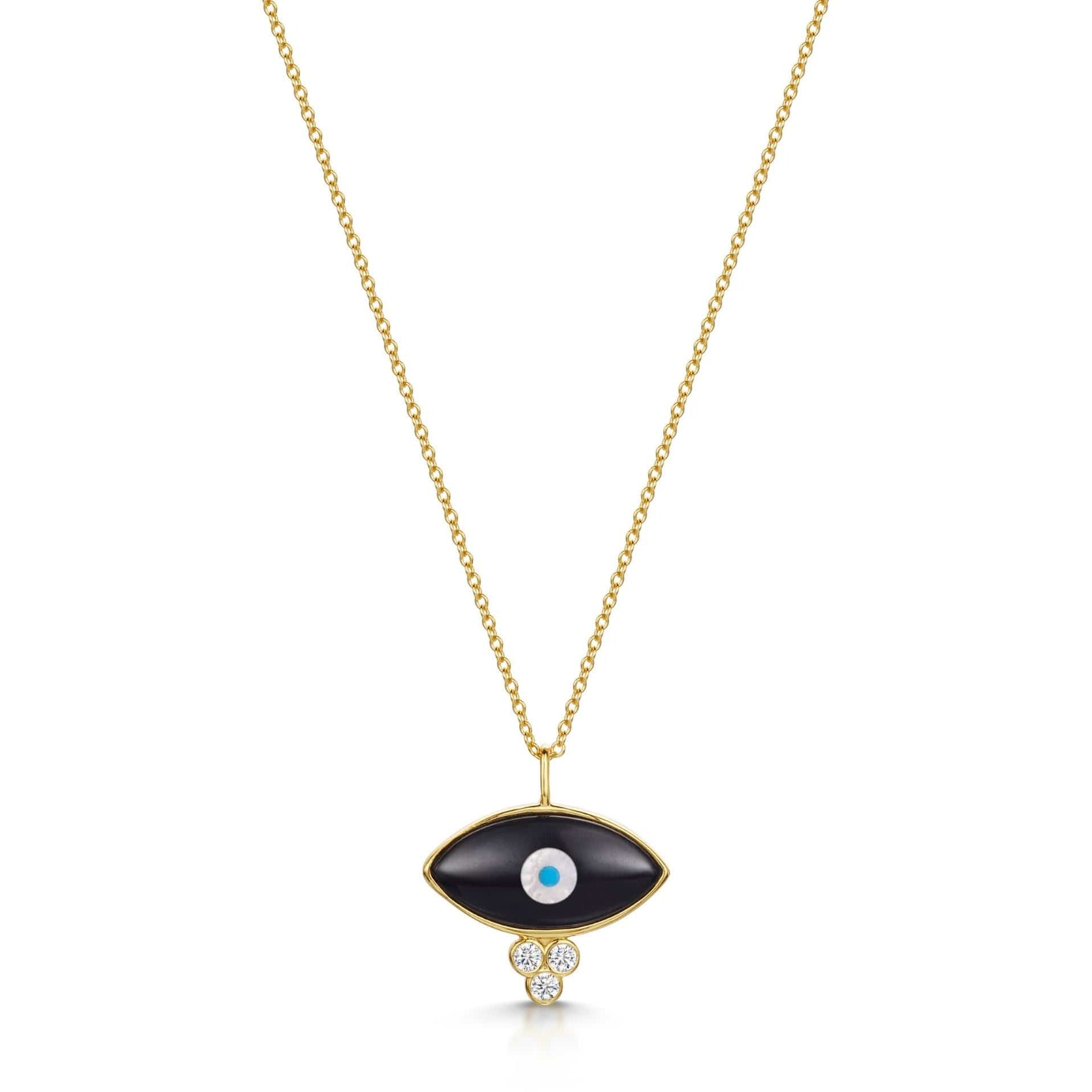 Fervor Montreal Necklace Divine Eye- Dew Drop Evil Eye Necklace