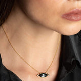 Fervor Montreal Necklace Divine Eye- Double Bubble Lucky Eye Necklace