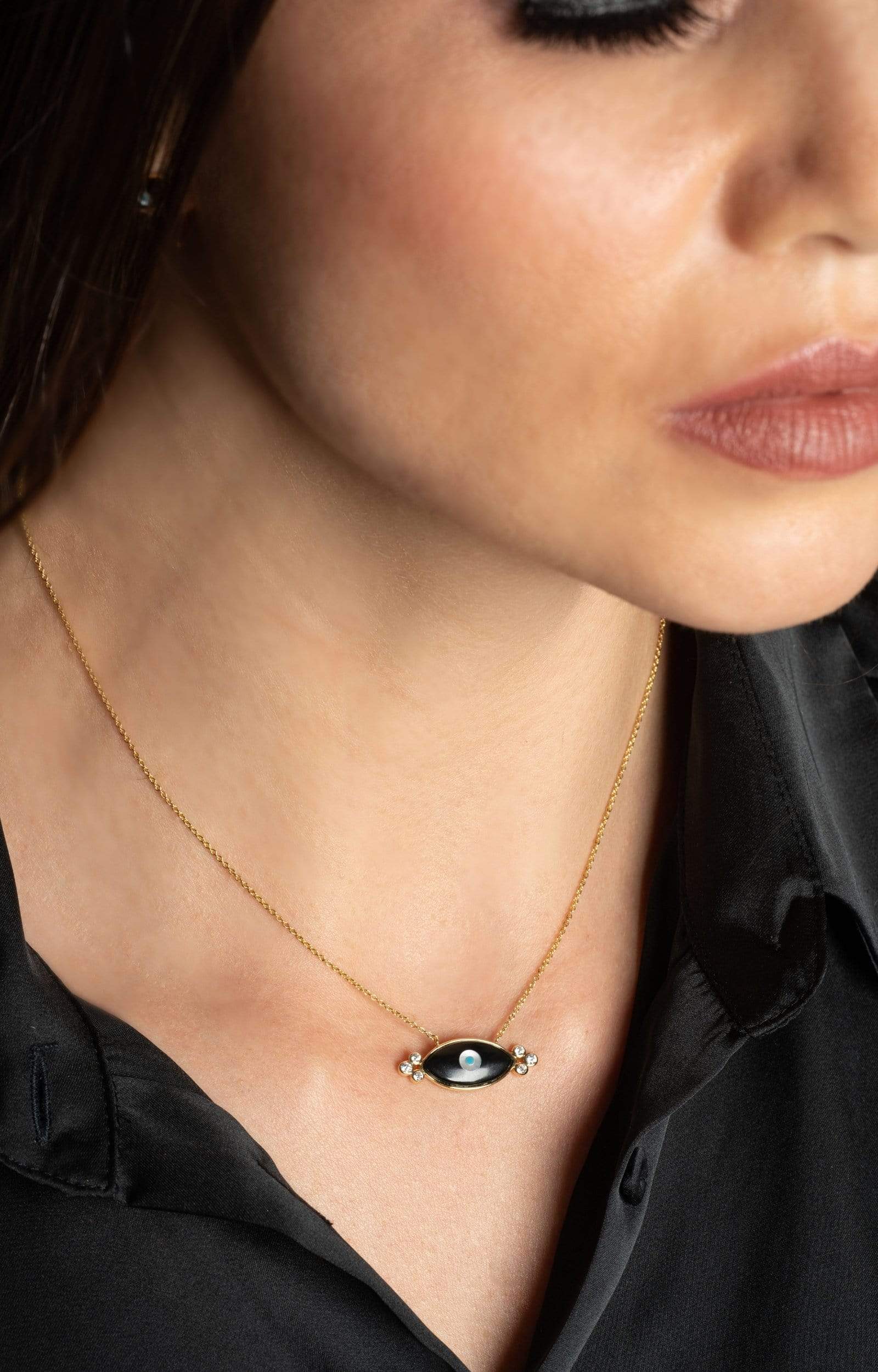 Fervor Montreal Necklace Divine Eye- Double Bubble Lucky Eye Necklace