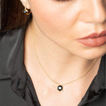 Fervor Montreal Necklace Divine Eye- Floating Bubble Lucky Eye Necklace