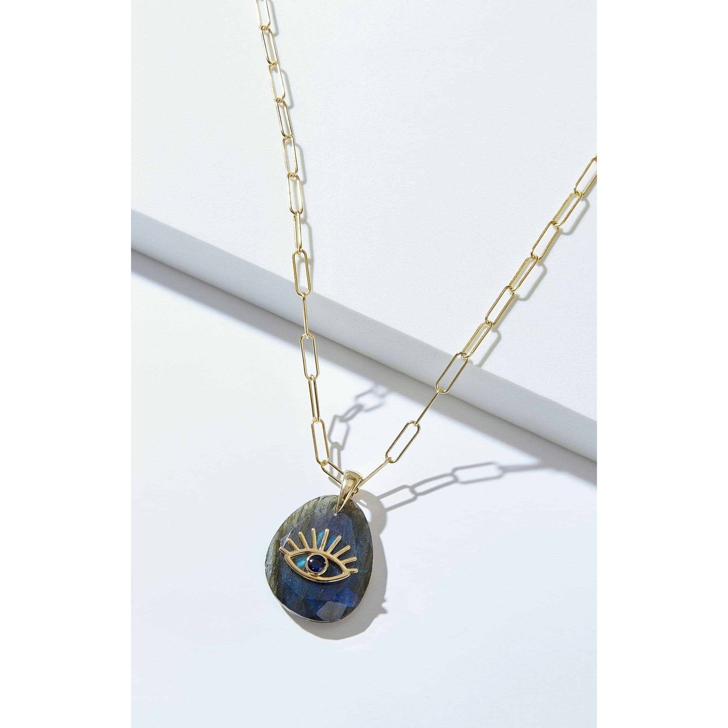Fervor Montreal Necklace Divine Eye Labradorite Necklace