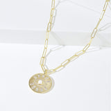 Fervor Montreal Necklace Divine Eye- Medallion Necklace