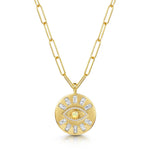 Fervor Montreal Necklace Divine Eye- Medallion Necklace
