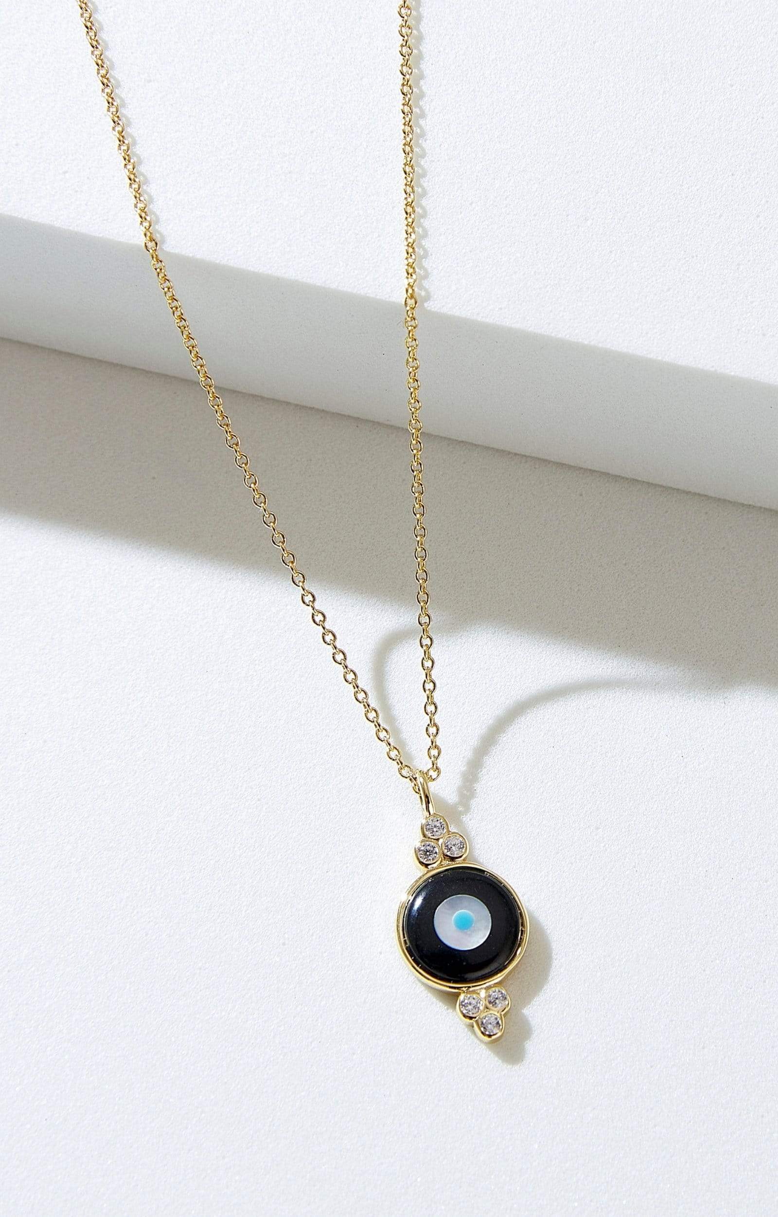 Fervor Montreal Necklace Divine Eye- Round Bubble Evil Eye Necklace