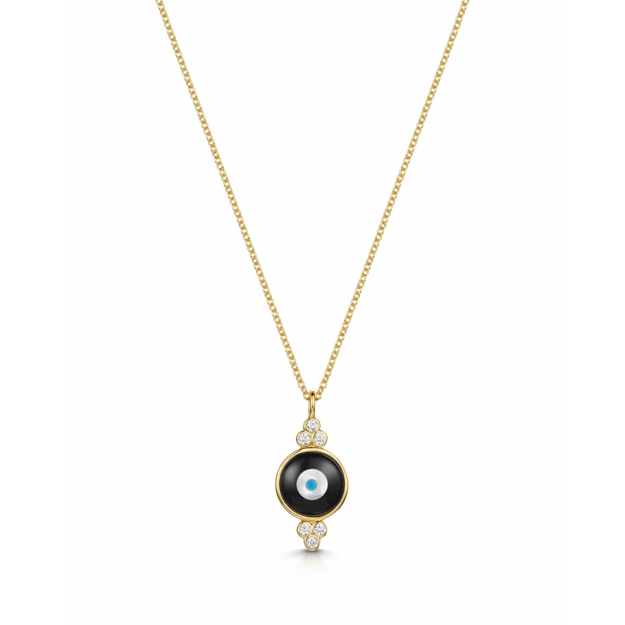Fervor Montreal Necklace Divine Eye- Round Bubble Evil Eye Necklace