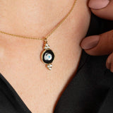 Fervor Montreal Necklace Divine Eye- Round Bubble Lucky Eye Necklace