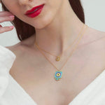 Fervor Montreal Necklace Divine Eye- Sequin Eye