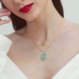 Fervor Montreal Necklace Divine Eye- Sequin Eye