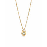 Fervor Montreal Necklace Keyhole Rose Cut Peridot Necklace