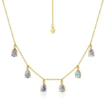 Fervor Montreal Necklace Labradorite Raindrop Necklace