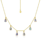 Fervor Montreal Necklace Labradorite Raindrop Necklace