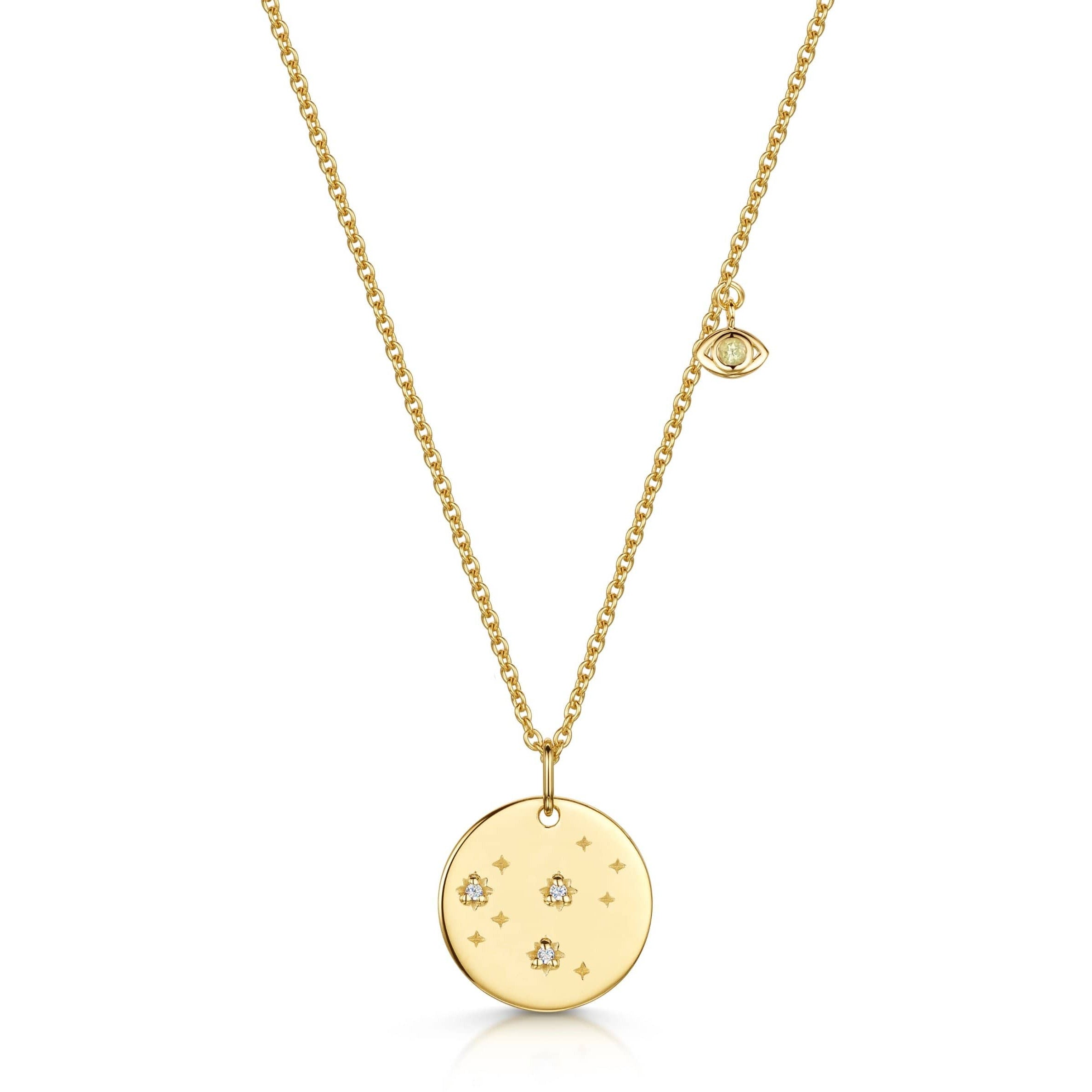 Fervor Montreal Necklace Leo Double-Sided Zodiac & Constellation Necklace