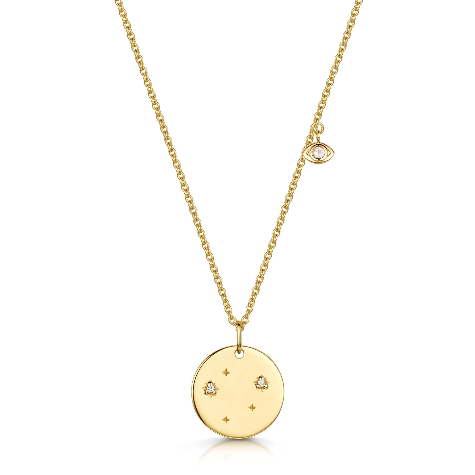 Fervor Montreal Necklace Libra Double-Sided Zodiac & Constellation Necklace