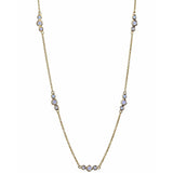 Fervor Montreal Necklace Malaika Rainbow Moonstone Bubbles Necklace