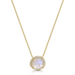 Fervor Montreal Necklace Malaika Rainbow Moonstone Island Necklace