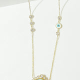 Fervor Montreal Necklace Mati Tile Corfu Necklace