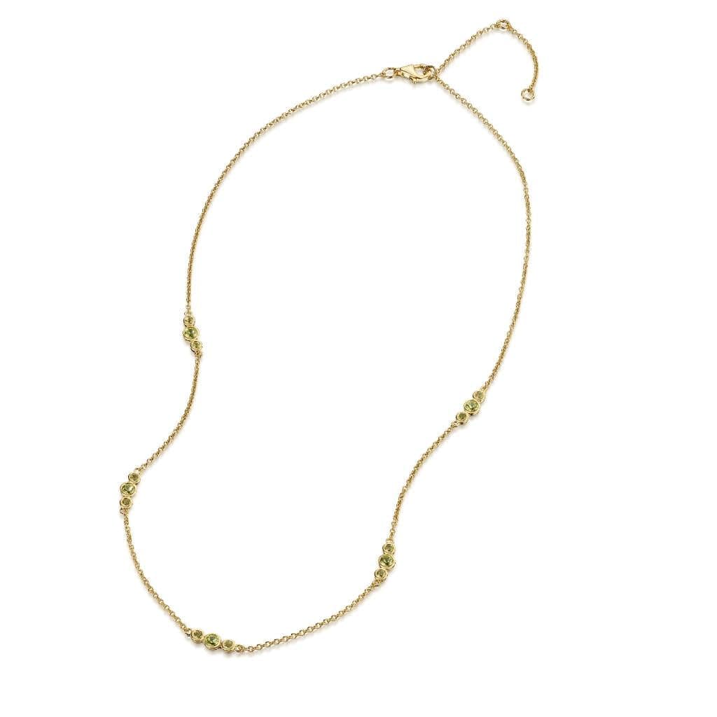 Fervor Montreal Necklace Peridot Bubbles Necklace