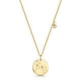 Fervor Montreal Necklace Pisces Double-Sided Zodiac & Constellation Necklace