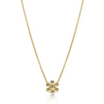 Fervor Montreal Necklace Precious Flower Rose Cut Citrine Necklace