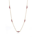 Fervor Montreal Necklace Rhodolite Bubbles Necklace