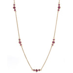 Fervor Montreal Necklace Rhodolite Bubbles Necklace