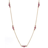 Fervor Montreal Necklace Rhodolite Bubbles Necklace
